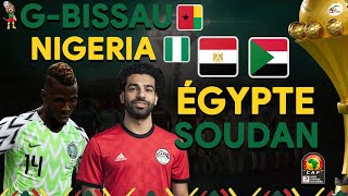 ÉGYPTE vs SOUDAN LIVE  NIGÉRIA vs GUINÉE BISSAU LIVE  MATCH EN DIRECT JOURNÉE DÉCISIVE [upl. by Edals980]