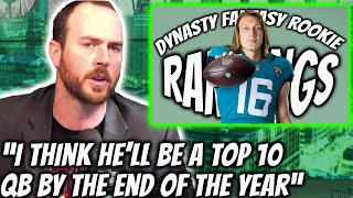 2021 Fantasy Football Dynasty Rookie Rankings  Morning Woodward Clips [upl. by Lexerd]