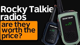 Rocky Talkie 5Watt Radio amp Rocky Talkie Mountain Radio Review  What Is The Difference Between Them [upl. by Afatsuom2]