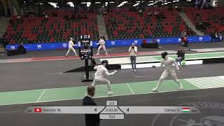 2024 385 T64 17 M E Individual Bern SUI WC GREEN SIKLOSI HUN vs HEINZER SUI [upl. by Ahsennek984]