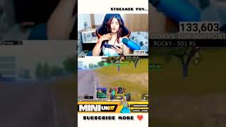 Girl streamer 🔥 MiniUK07 shorts viralvideo [upl. by Beitch]