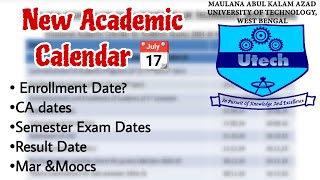 Urgent Crucial Dates You Cant Afford to Miss  MAKAUT 202425 Academic Calendar Released makaut [upl. by Cony]