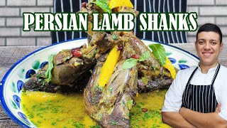 The Best Braised Lamb Shanks  How to Make Persian Lamb Shanks by Lounging with Lenny [upl. by Bergquist]