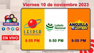 Lotería Nacional LEIDSA y Anguilla Lottery en Vivo 📺│Viernes 10 de noviembre 2023  855 PM [upl. by Esemaj42]