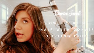 How I curl my hair with Conair Infiniti Pro 1 14 in Curling Iron  90s Hair  Bianca Janel [upl. by Otte361]