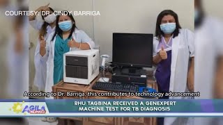 RHU Tagbina received a genexpert machine test for TB diagnosis [upl. by Greenwald]