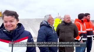 Fehmarnbelt Tunnel  Groundbreaking ceromony for Pilen [upl. by Llerot]