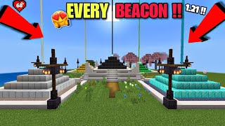 I Made EVERY SINGLE BEACONE  Minecraft Pe 121  Hindi  minecraftminecraftsurvival [upl. by Eniarda244]