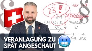 🇨🇭 Krasse Konsequenzen bei verpassten Steuerfristen [upl. by Hyrup]