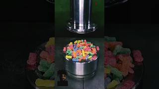 Compilation Of Best candy crush With Hydraulic Press hydraulicpress satisfying youtubeshorts [upl. by Yarazed]