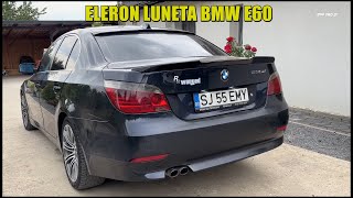 Am montat eleron pe luneta la BMW E60  Spoiler BMW E60⭐ Install BMW SPOILER [upl. by Kenward929]