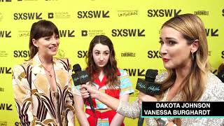 Dakota Johnson amp Vanessa Burghardt On What Captivated Them To Star In New Movie  Hollywire [upl. by Sirromed3]