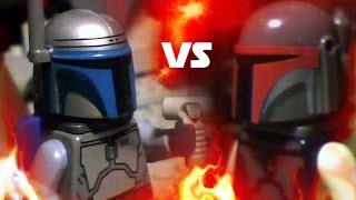 LEGO Star Wars  Jango Fett vs Montross [upl. by Sanborne476]