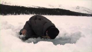 Ice Fishing Char Inuit Style  Adventures North [upl. by Huberty]