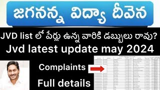 JVD AMOUNT NOT CREDITED TO ABOVE CANDIDATES  JVD LATEST UPDATE 2024 [upl. by Anitneuq]