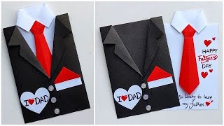 Fathers day special card Handmade 2024  Beautiful handmade Fathers day card idea [upl. by Michale]