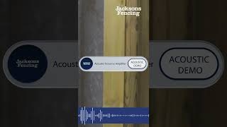 Acoustic Fence vs Amplifier noise acoustic noisereduction acousticbarrier acoustic [upl. by Bevus]