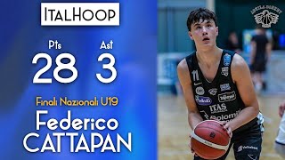 Federico Cattapan  Finali Nazionali U19 2024  MVP Spareggi [upl. by Iy586]