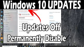 windows 10 update OFF Disable lifetime [upl. by Arianie]