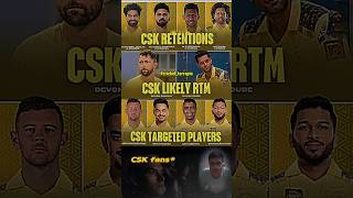 CSK  targeted retain rtm player 🧐 llshorts [upl. by Mcfarland]