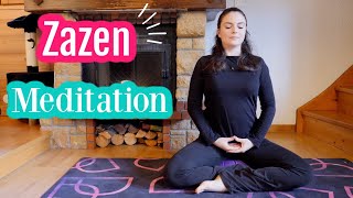 How to do zazen meditation  full instructions [upl. by Rich61]