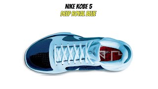 Nike Kobe 5 Deep Royal Blue [upl. by Ennalorac179]