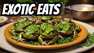 eating frogs arrived at Pchum Ben Food Cooking Channel [upl. by Edmanda35]