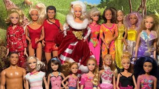 Opening A Big Box Of 17 Dolls All Kinds Of Barbies 😃 [upl. by Felipa]