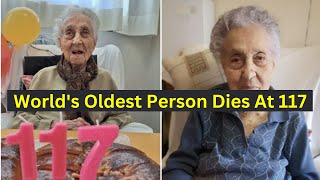 Worlds Oldest Person Dies at Age 117  maria branyas morera [upl. by Nevla]