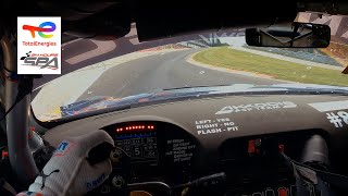 DRIVERS EYE  SpaFrancorchamps  Jules Gounon MercedesAMG GT3 [upl. by Allsun]