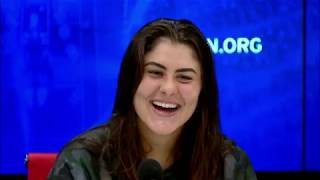 Bianca Andreescu quotIs this real lifequot  US Open 2019 Quarterfinal Press Conference [upl. by Ynor]