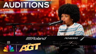 9YearOld Journeyy Sings Original Song quotParadisequot  Auditions  AGT 2024 [upl. by Roosevelt]