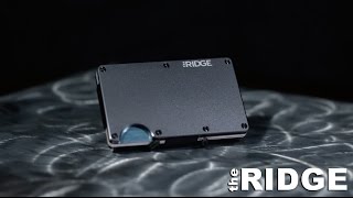 The Ridge Wallet Aluminum Gunmetal Money Clip [upl. by Cutter]