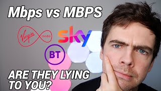 Megabits vs Megabytes  Are Internet Companies LYING to you [upl. by Dnana149]