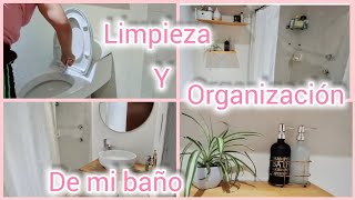 🧼LIMPIANDO MI BAÑO PEQUEÑO🚽  CASA DE INFONAVIT [upl. by Arrej]