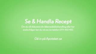 Se och handla recept på apoteketse [upl. by Kipper417]