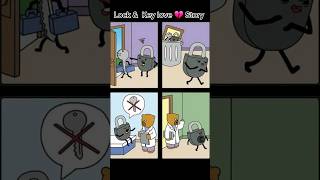 Lock and Key Love 💔 story very emotional 😥😁😁 [upl. by Randolf]