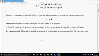 Carta de control para atributos C [upl. by Neyr438]