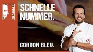 Schnelles Fleischgericht Hähnchen Cordon Bleu von Steffen Henssler [upl. by Gwyneth]