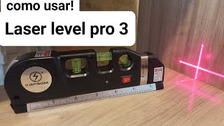 NÍVEL A LASER LEVEL PRO 3 CUSTA 24 REAIS E É BOM DEMAISCONFIRA mercadolivreoficial [upl. by Elleiram657]