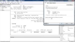 Calculate incidence rates and incidencerate ratios for survival data using Stata® [upl. by Zingale]