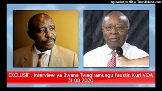 EXCLUSIF  Interview ya Bwana Twagiramungu Faustin Kuri BBC 31 08 2020 [upl. by Bridgid176]