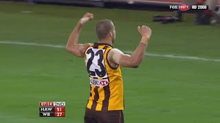 AFL 2008 2nd Qualifying Final  Hawthorn highlights vs Western Bulldogs [upl. by Nata232]