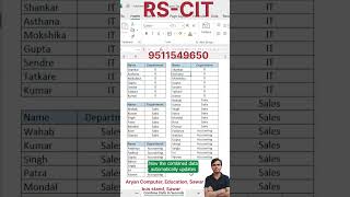 VSTACK FUNCTIONS IN MS EXCEL by Sn Jangid  9511549650 [upl. by Toland]