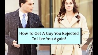 Ask Shallon How To Get A Guy You Rejected To Like You Again [upl. by Sidnarb]