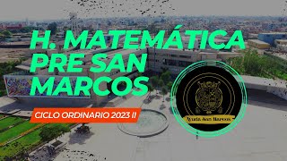 H Matemática Semana 01  Pre San Marcos 2023 II Nuevo Ciclo📚🖥️ [upl. by Barstow22]