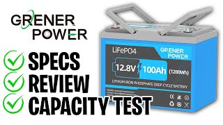 Will the CHEAPEST Mini Lithium Battery Hold Up  100Ah Grener Power Review  Trolling [upl. by Ramsdell]