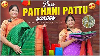 New Paithani Pattu Sarees Collection  Sudha Sarees  Beautiful Collection [upl. by Acinad]