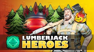 FORTNITE LUMBERJACK HEROES  BEST AUGMENTS AND ONE HIT DEFEATED LAST BOSS 😍 [upl. by Arual527]