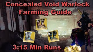 Destiny 2  Concealed Void Warlock Legend Lost Sector Farming Guide  Fast and Easy [upl. by Margaretha]